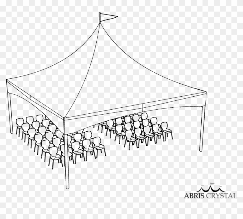 Tent Vector Marquee - Sketch Clipart