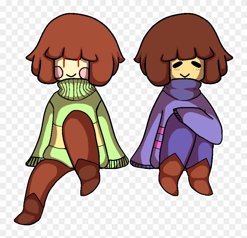 Frisk Drawing Male - Cartoon Clipart