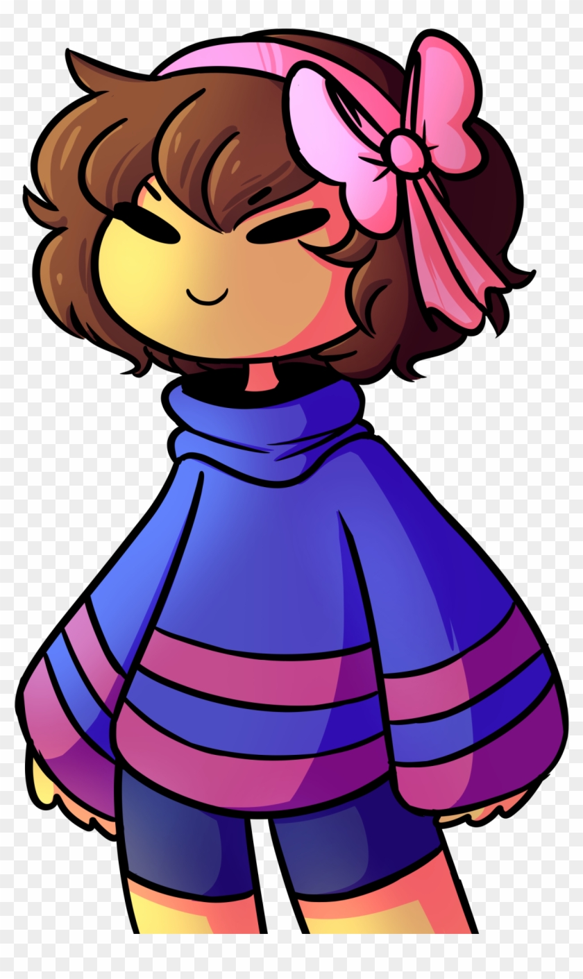 Undertale Hair Clothing Pink Purple Fictional Character - Beautiful Frisk Clipart