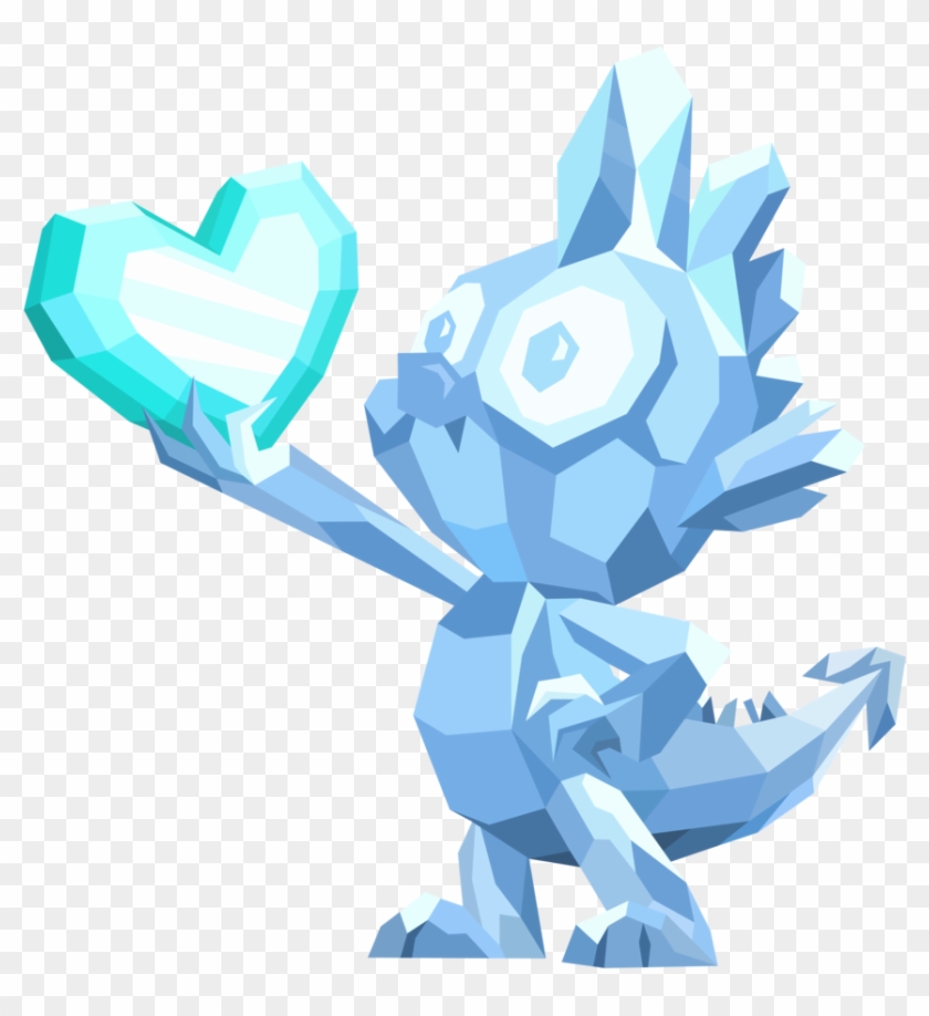 Crystal Statue Png - My Little Pony Crystal Heart Spike Clipart #2866951