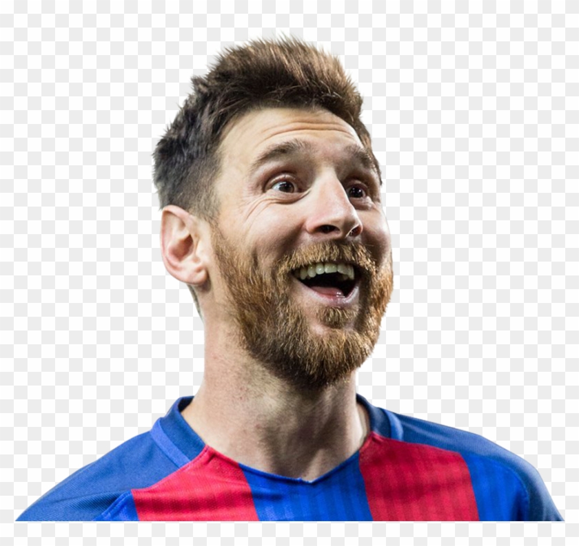Liga La Messi National Football Barcelona Player Clipart - Leo Messi Face Png Transparent Png