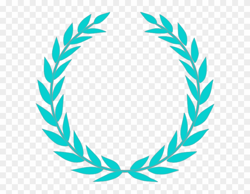 How To Set Use No Background Wreath Svg Vector - Olive Leaf Blue Png Clipart #2869364