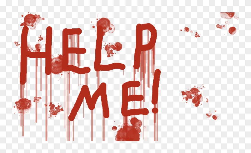 Help Me Png - Help Me Blood Png Clipart #2869579