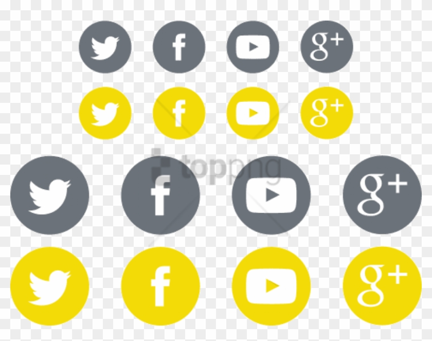 Free Png Social Media Icon Sets For Your - Social Media Follow Png Clipart