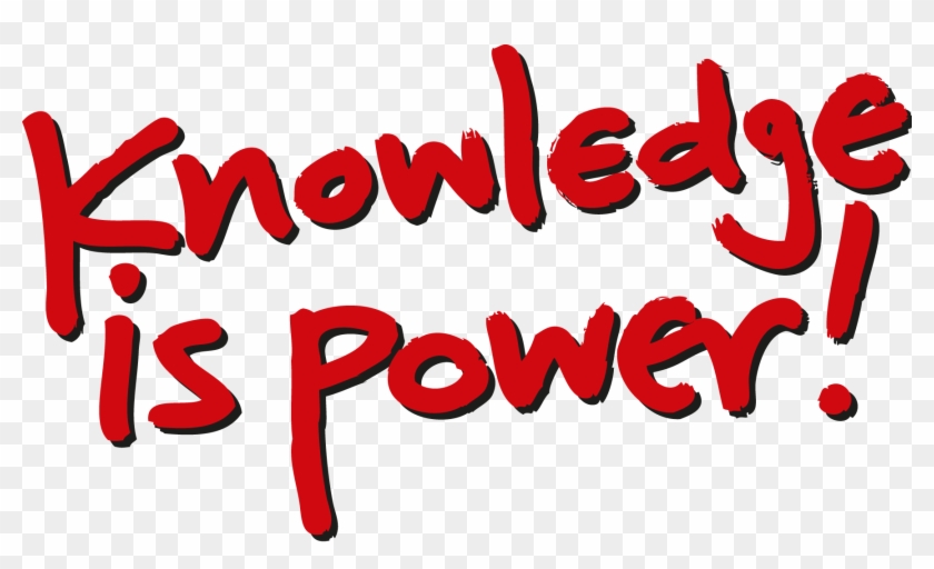 Knowledge Is Power Transparent Clipart #2869760