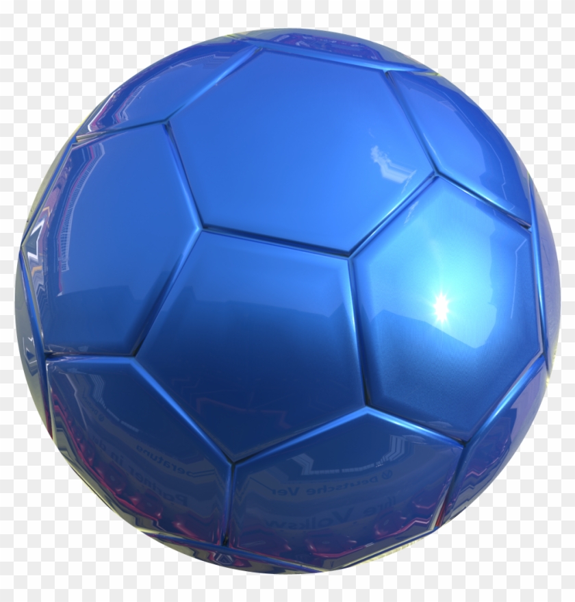 3d Soccer Ball [png 1024x1024] Png - Blue Soccer Ball Png Clipart #2870040