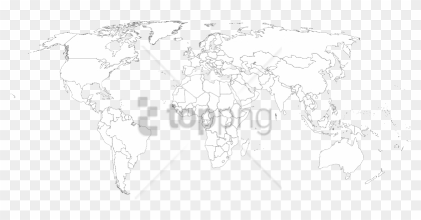 Free Png Blank Color World Map Png Png Image With Transparent - World Map Vector Clipart