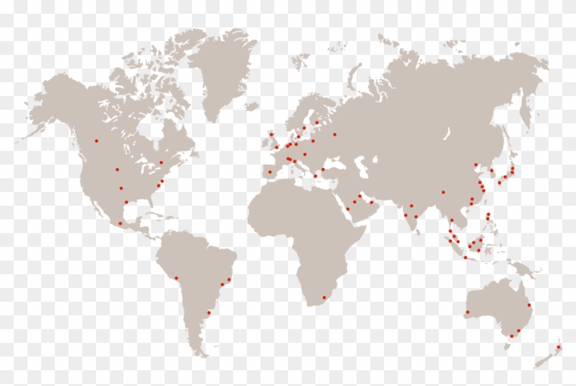Configurator And Support - Simple High Quality World Map Clipart
