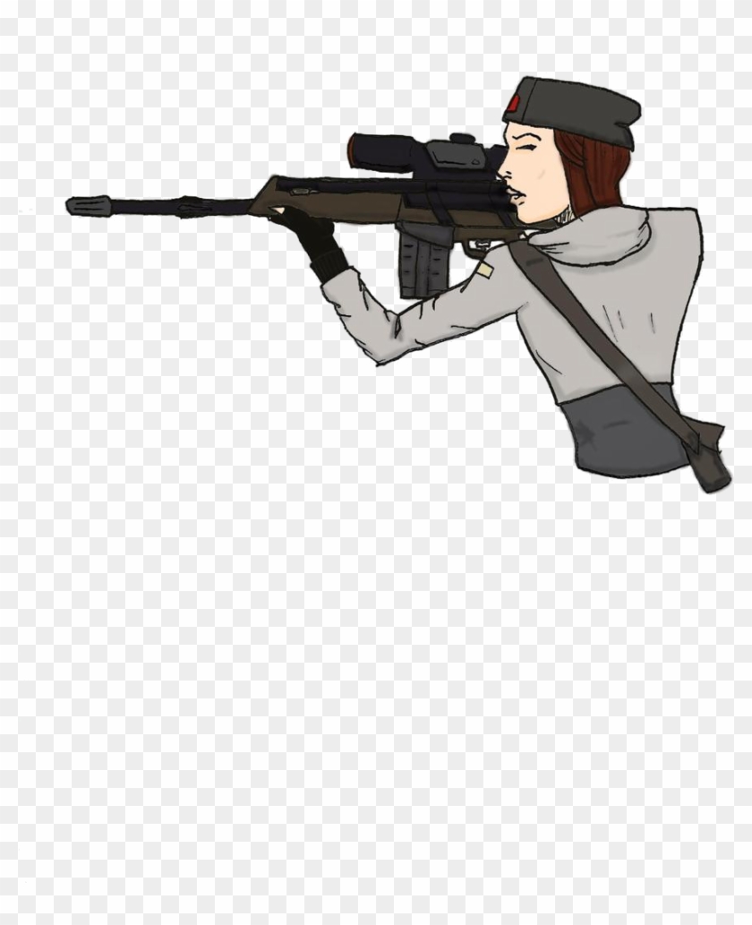 Assault Rifle Clipart
