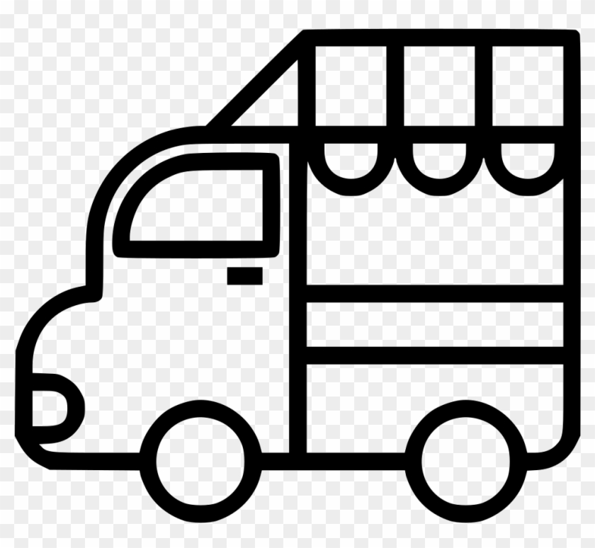 Food Truck Icon Png Transparent Background - Street Food Icon Png Clipart