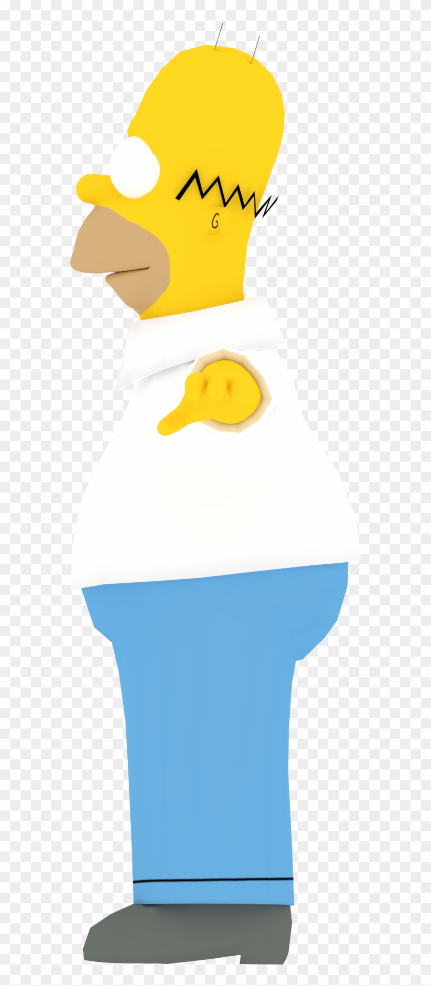 Homer Simpson - Cartoon Clipart #2870681