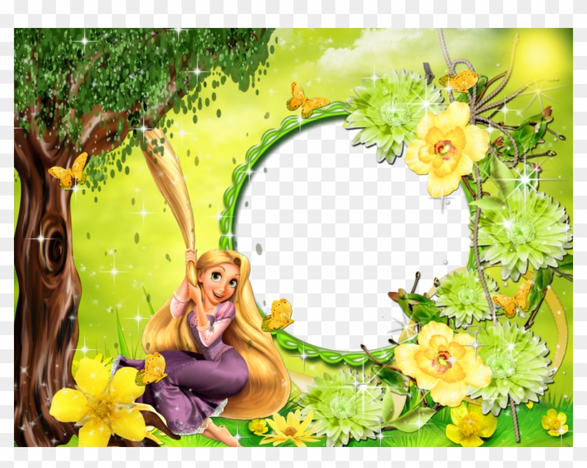 Rapunzel Frame Wallpapers Hd - High Resolution Rapunzel Background Clipart #2871002