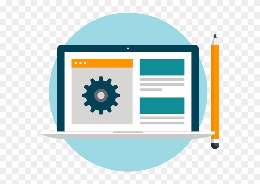 Computer Printing Content - Content Writing Icon Clipart