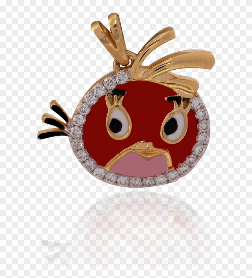 Classic Angry Birds Pendant - Locket Clipart