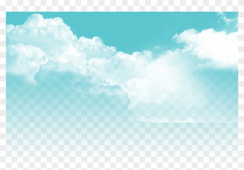 Blue And Clouds Sky White Cloud Clipart - Sky Clipart - Png Download