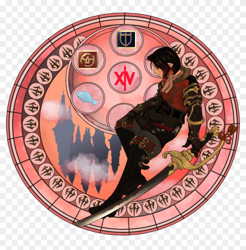 Final Fantasy - Circle Clipart