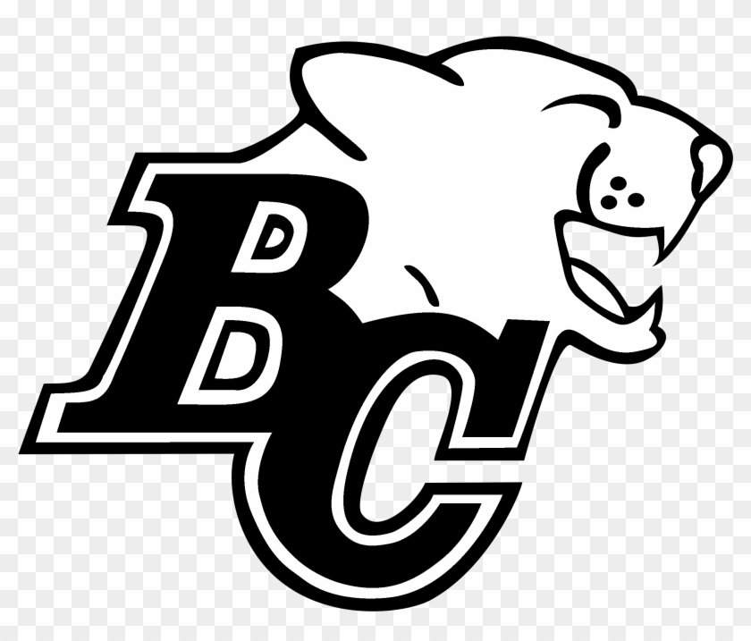 Bc Lions 01 Logo Black And White - Bc Lions Logo New Clipart #2872796