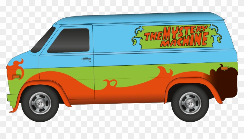 Scooby Doo The Mystery Machine Chevrolet Chevy Van - Scooby Doo 2002 Van Clipart