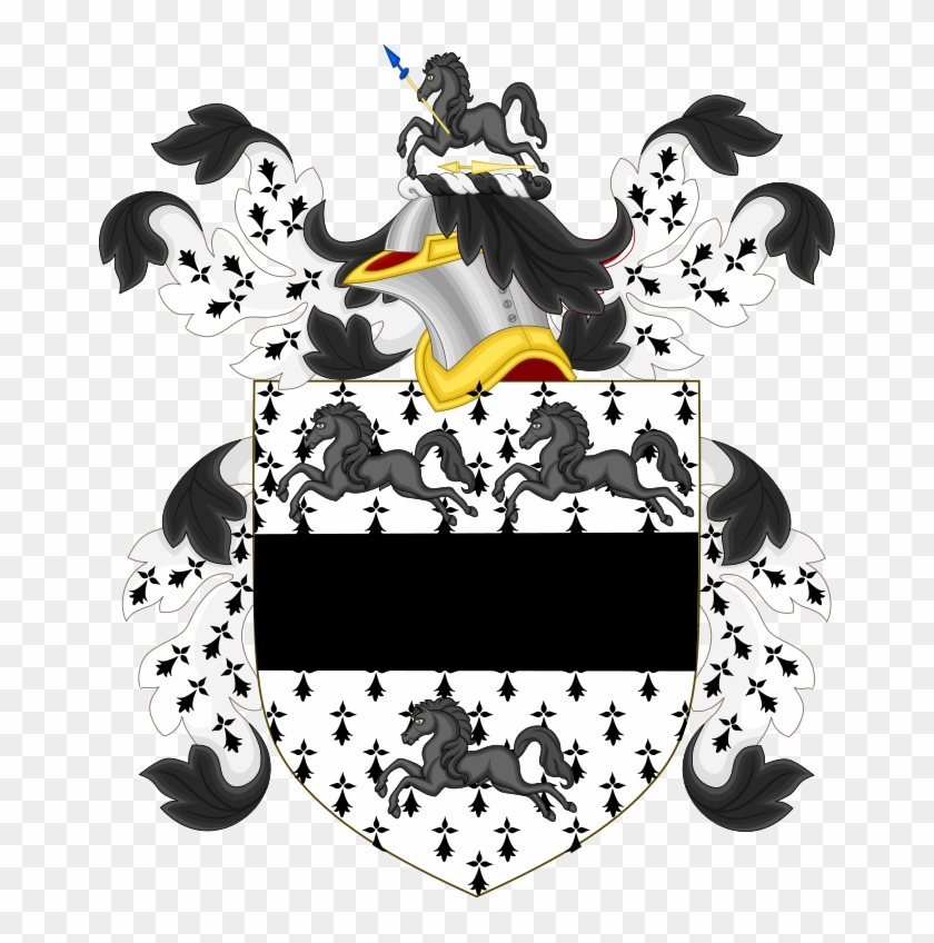 Coat Of Arms Of Samuel Colt - Samuel Colt Coat Of Arms Clipart
