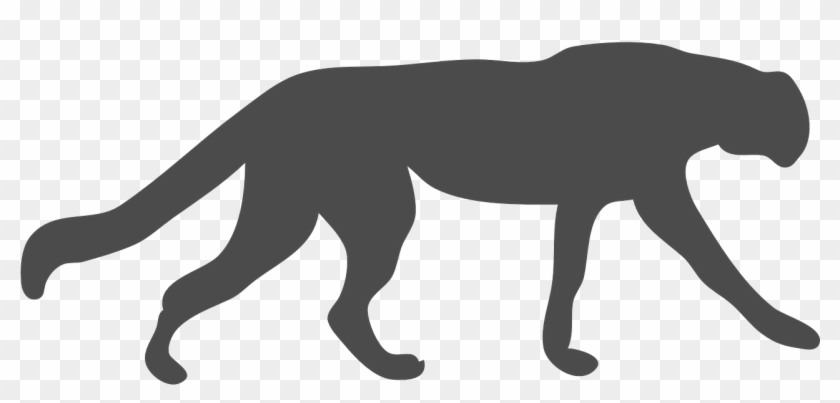 Wildcat Cougar Leopard Cheetah Png Image - Black Panther Cartoon Animal Clipart