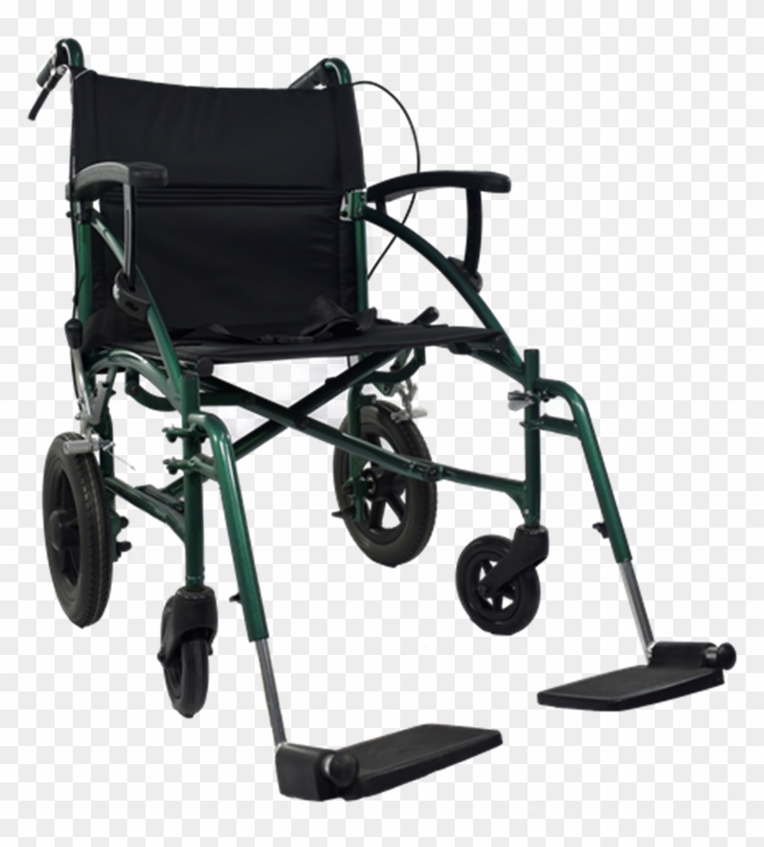 Aml Green Lightweight Transit Wheelchair - Aspire Lite Transit Wheelchair Clipart #2874216