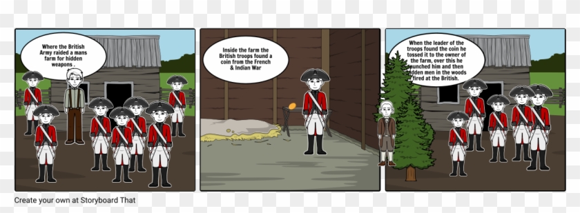 Battle Of Bunker Hill - Cartoon Clipart #2874466