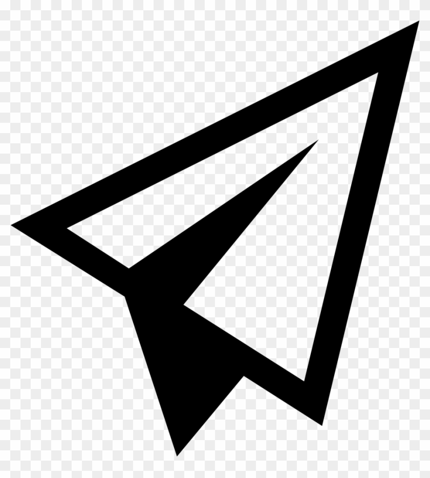 Paper Airplane Symbol Comments - Paper Airplane Logo Png Clipart #2874509