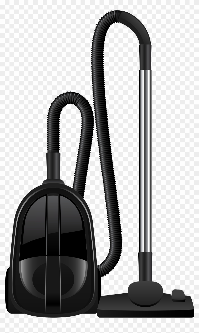 Black Vacuum Cleaner Png Clipart - Vacuum Cleaner Clipart Png Transparent Png #2874610