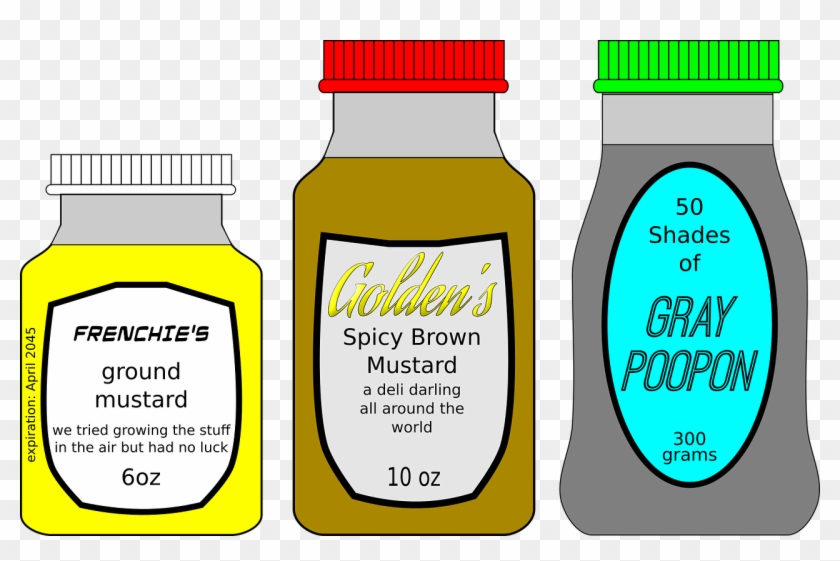 Condiment Food Humor Jar Png Image - เครื่องปรุง Png Clipart #2874650