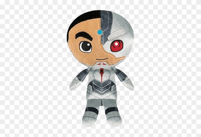 Cyborg Supercute 8" Plush - Justice League Plush Clipart