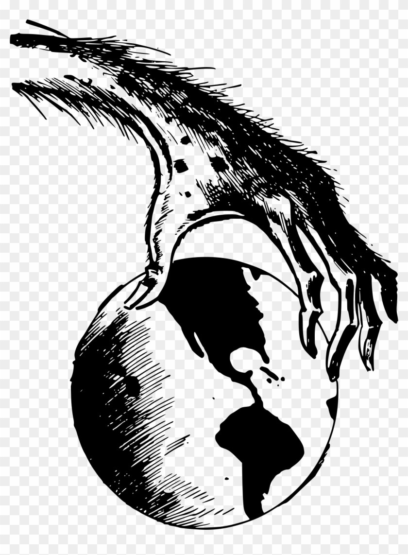 This Free Icons Png Design Of Hand Grabs The Earth Earth In Evil Hand Clipart 2875106 Pikpng