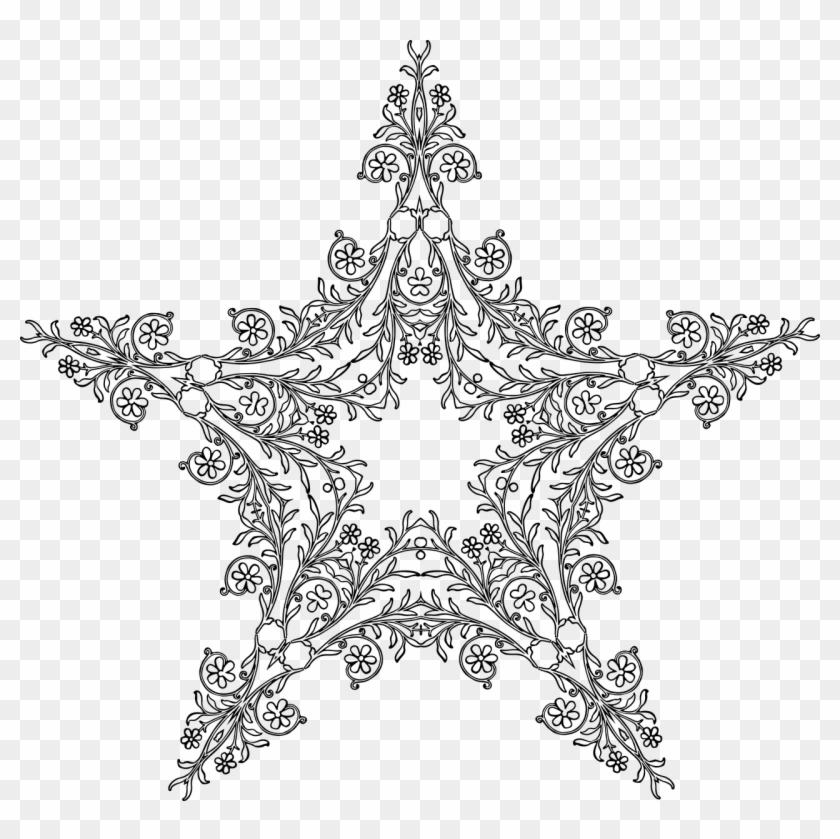 Floral Flower Vintage Decorative Png Image - Holidays Mandala Png Clipart