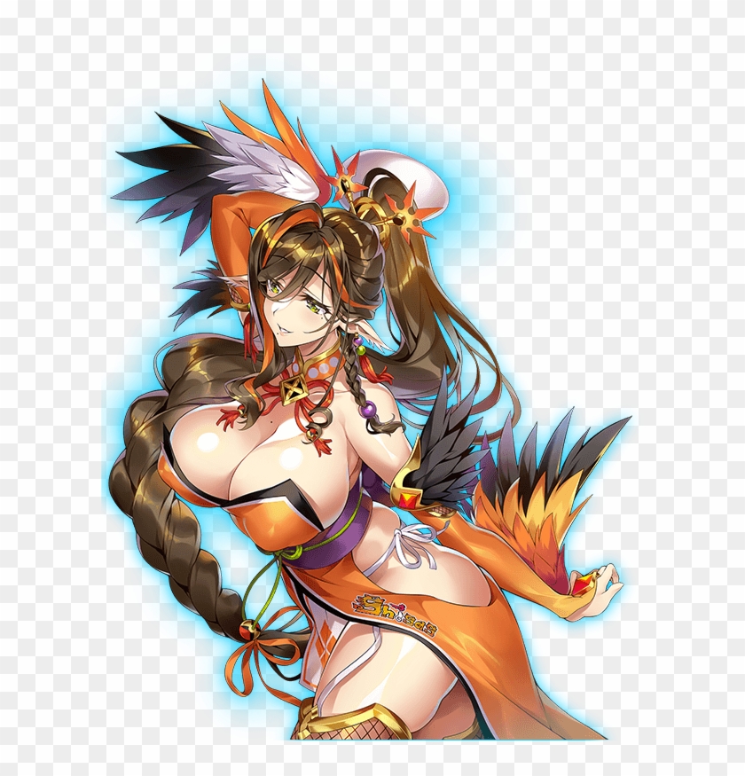 Gan Deathball Kura Kura Cleavage Pantsu Stockings String - Illustration Clipart #2875669