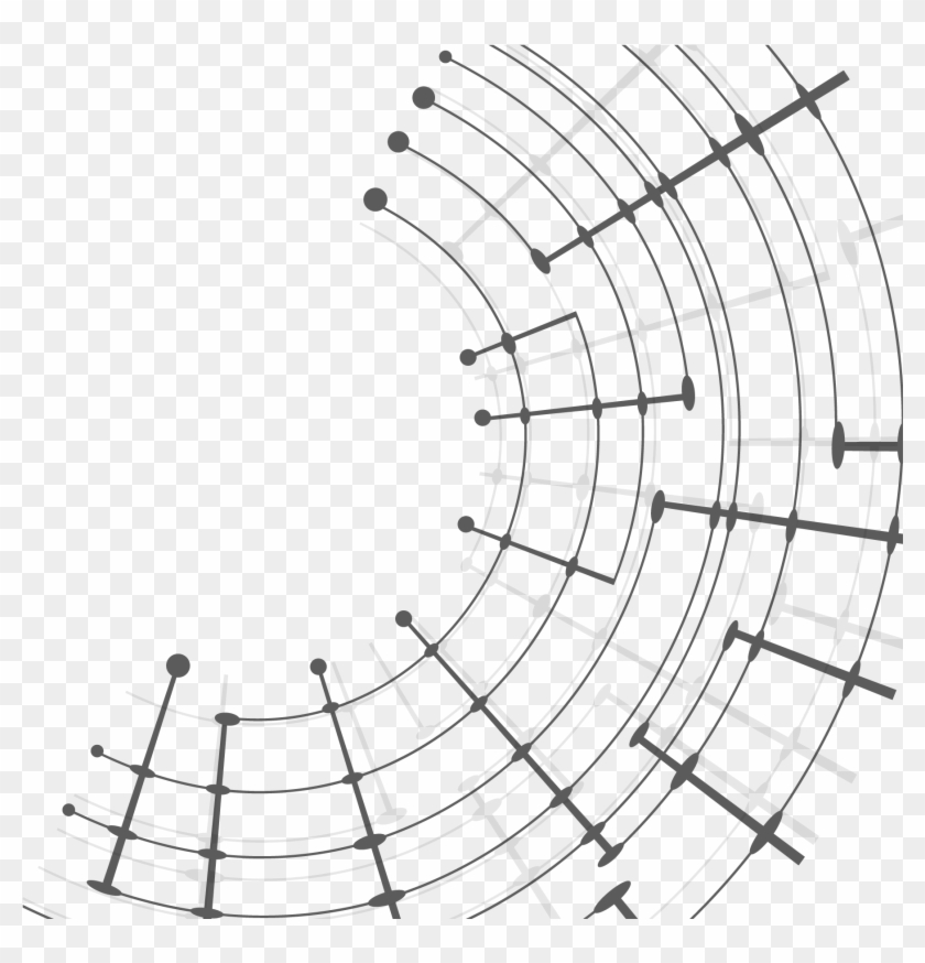 Black Vector Grid - Technology Background Vector Free Clipart