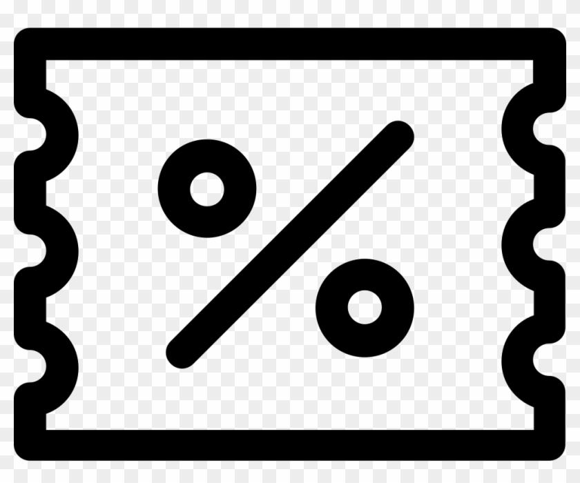 Clip Coupon Clipart Black And White - Interest Free Icon - Png Download #2876087