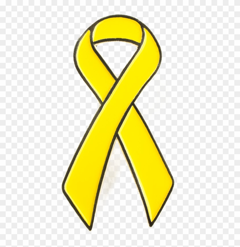 Yellow Ribbon Download Png Image - Yellow Cancer Ribbon Clipart #2876807