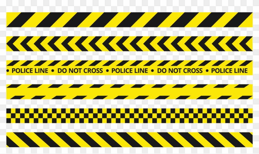 Control Do Police Cross Yellow Device Vector Clipart - Police Line Do Not Cross Tape Png Transparent Png