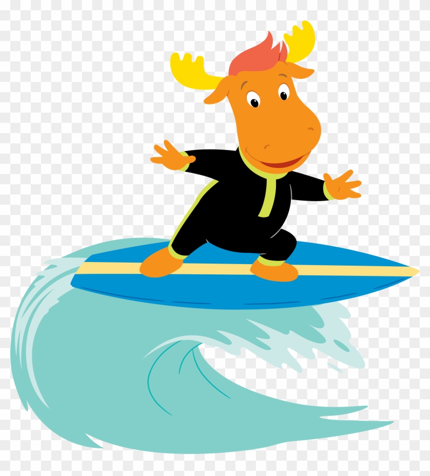 Surfing Png Transparent Images - Tyrone Backyardigans Surfing Clipart