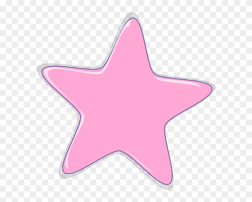 Clip Arts Related To - Pink Star Clipart - Png Download