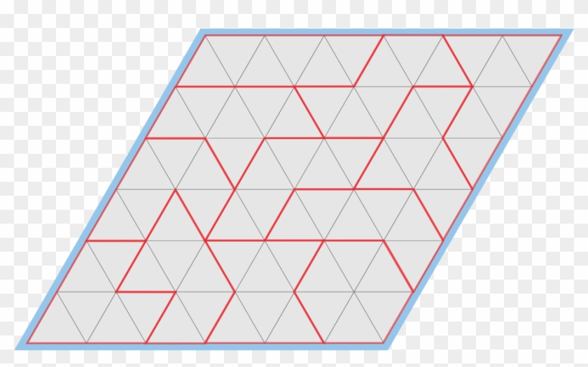 Next To That Tiling Is The Unique Red Tiling Also Indicated - Triangle Clipart #2878355