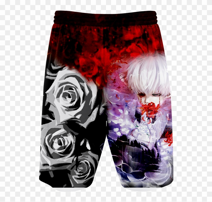 Tokyo Ghoul Kaneki Ken Unisex 3d Beach Short Fullprinted - Board Short Clipart