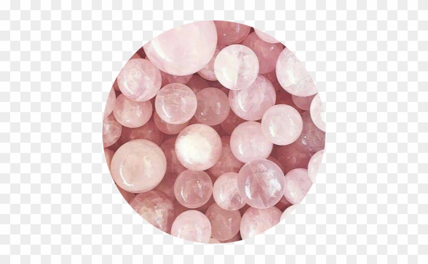 #pink #balloons #aesthetic #circle #background #freetoedit - Rose Quartz Aesthetic Clipart #2878613