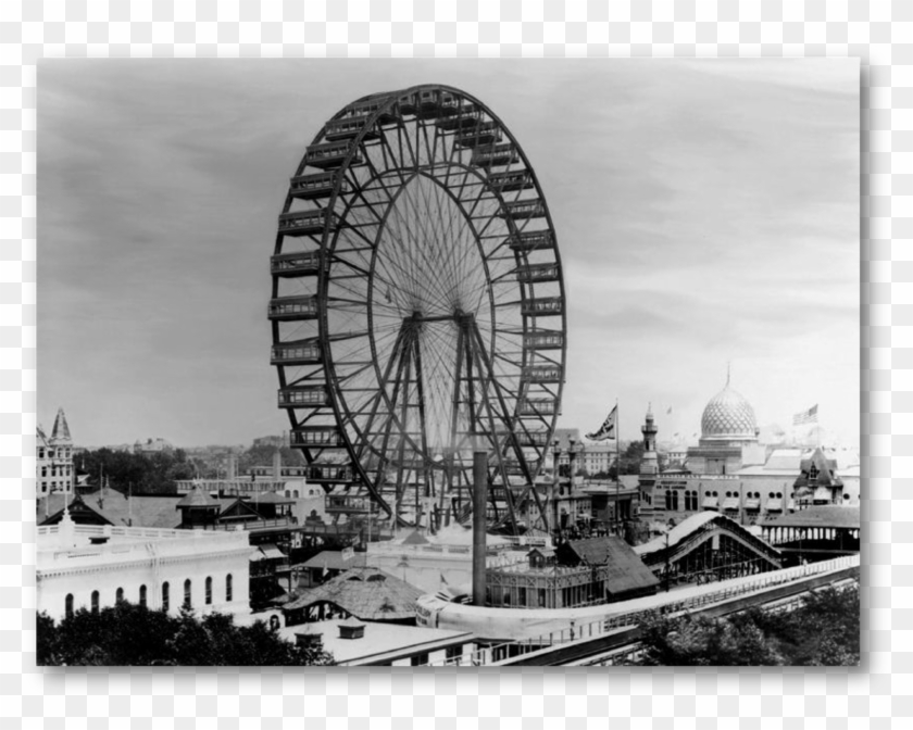 Drawn Ferris Wheel Chicago World - First Ferris Wheel Clipart #2878968