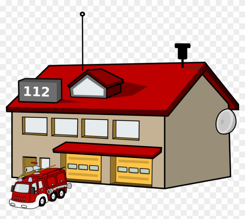 Fire Station Clipart - Png Download #2879524