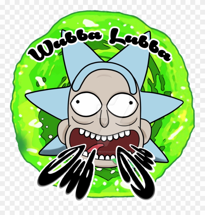 Dessin Anime By Lildraftprofessional - Rick And Morty Wubba Lubba Dub Dub Png Clipart #2879761