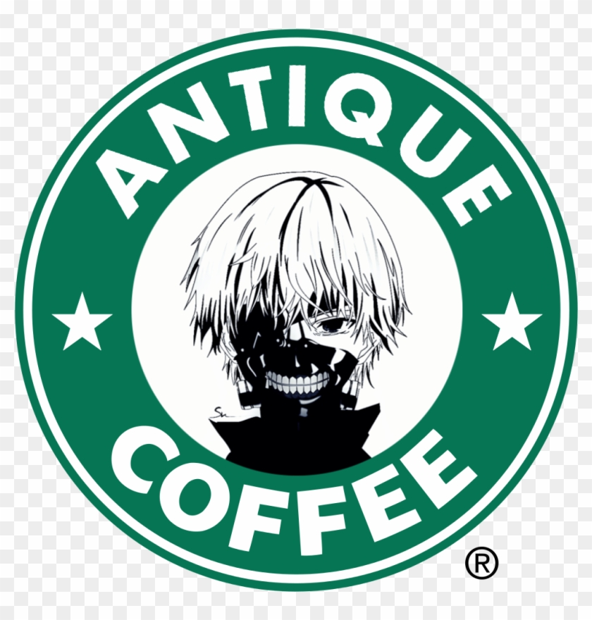 #tokyoghoul #kanekiken #starbucks #logo - Let's Read A Latte Clipart