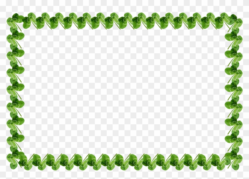 Alfalfa Four Leaf Clover Png Image - Moldura Trevo Png Clipart #2880325