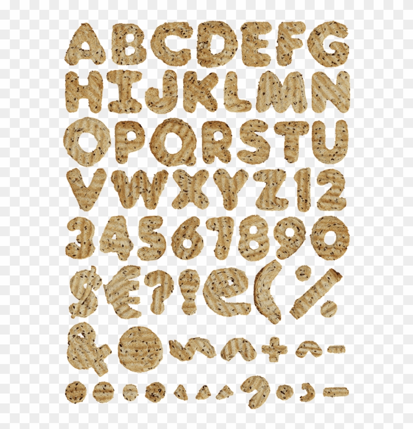Toasted Bread Font Clipart #2880331