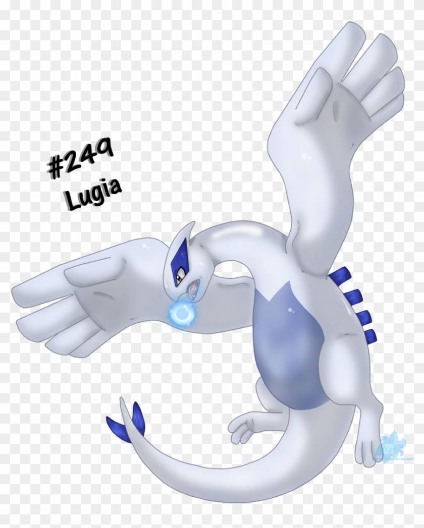 #249 Lugia - Cartoon Clipart