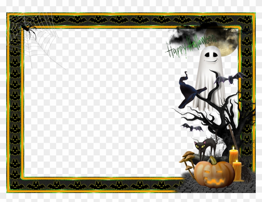 Resultado De Imagen Para Marcos Para Halloween - Halloween Png Frames Clipart